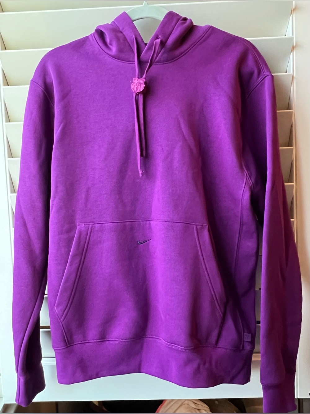 Nike Men’s NEW Hoodie FCB Barcelona Sweatshirt Small Purple